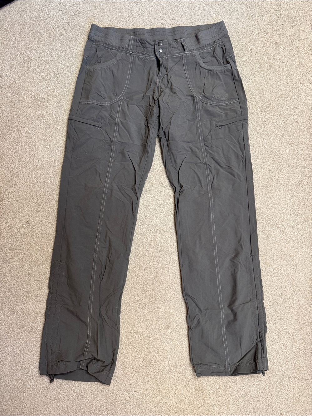 Women’s Kuhl Dark Olive Gray Utility Pants  12